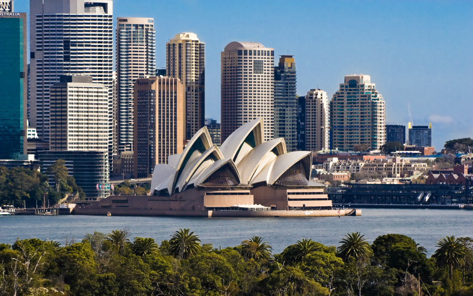 Sydney Opera House und Skyline