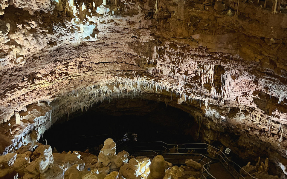 Tropfsteinhöhle Natural Bridge Caverns in San Antonio, Texas