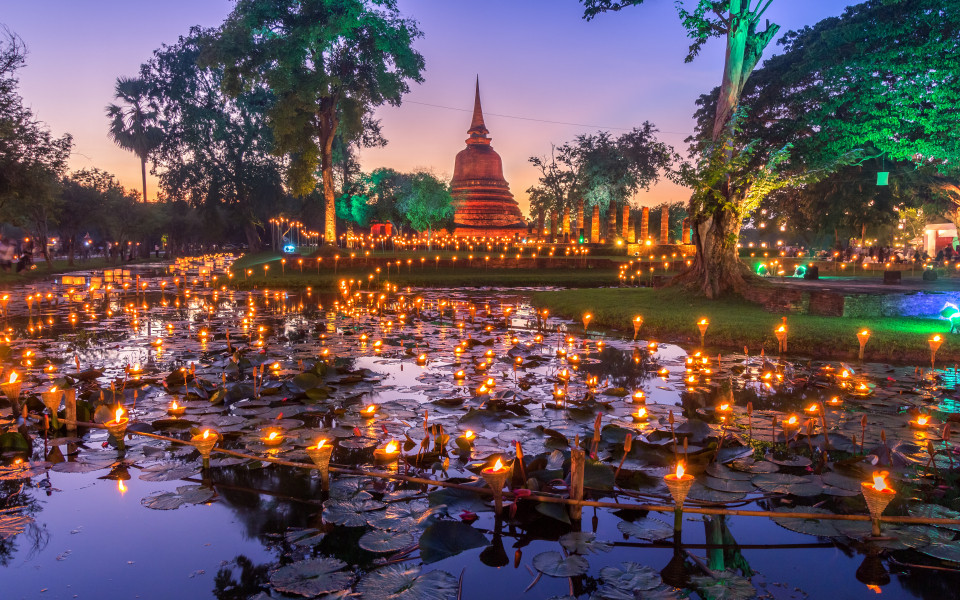 Lichterfest-Thailand